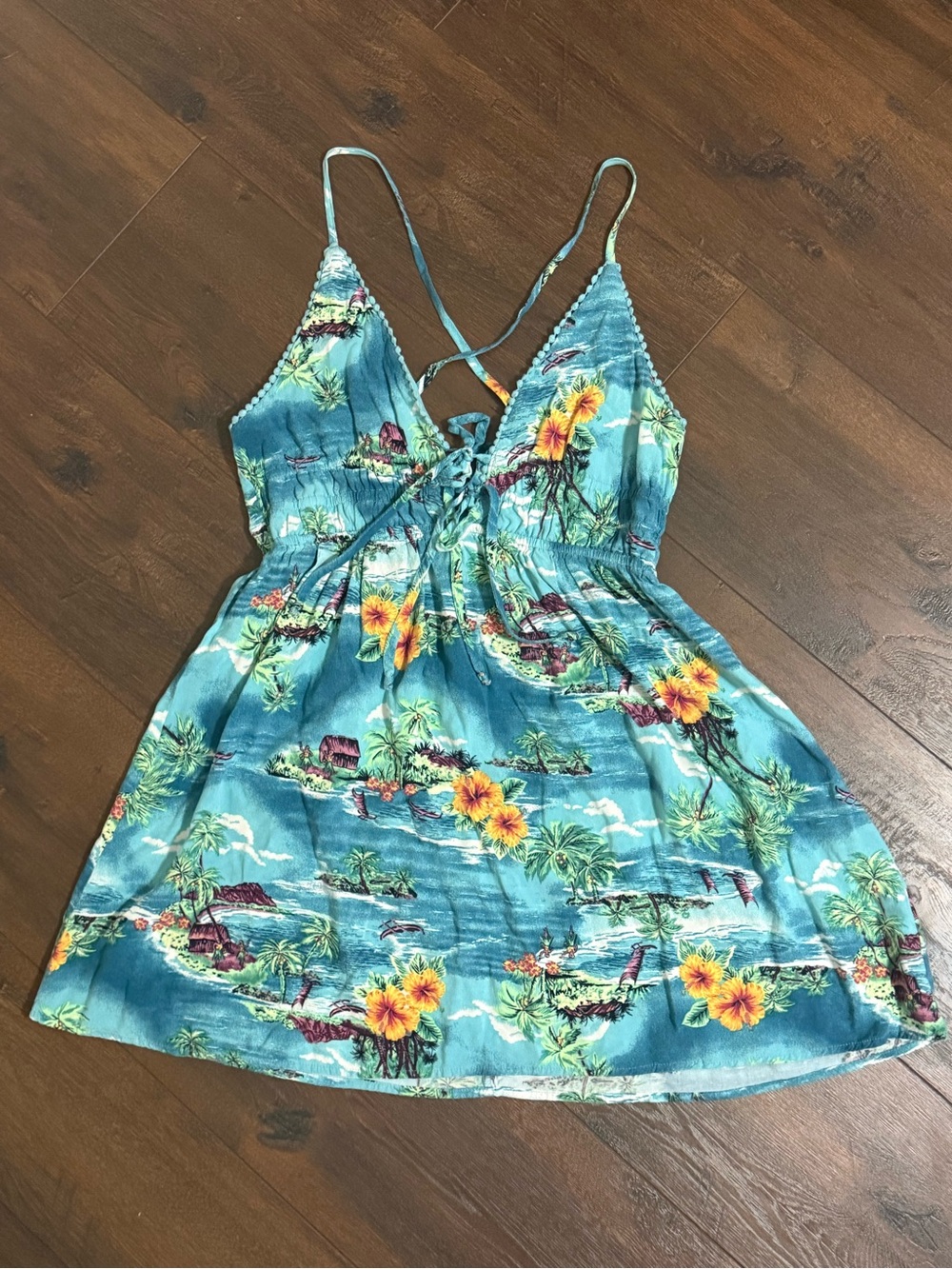 Wild Fable Bohemian Tropical Dress